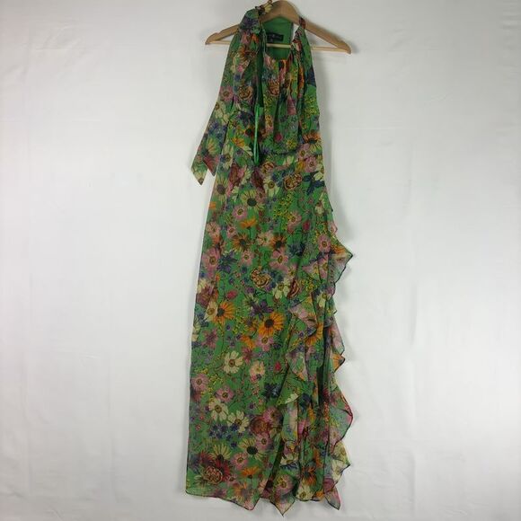 Betsy & Adam Dresses & Skirts - Betsy & Adam Floral Halter Maxi Dress.